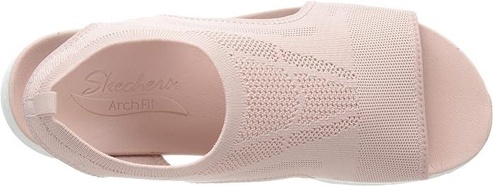 Skechers Womens Arch Fit City Catch Blush Vegan Sandals
