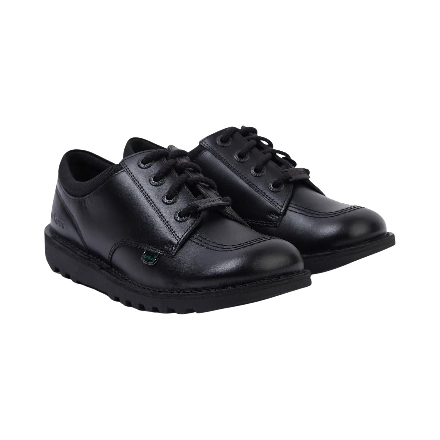 Girls Kickers Kick Lo Kids Black Kickers Kickers School Shoes