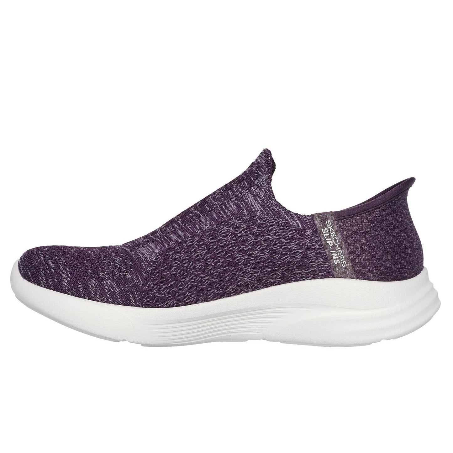 Skechers Womens Slip Ins Relaxed Fit Sport Dark Purple Vegan Trainers