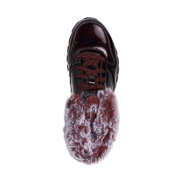 Skechers Burgundy Womens Boots Uno Rugged Fiesty Winter 168126/BURG