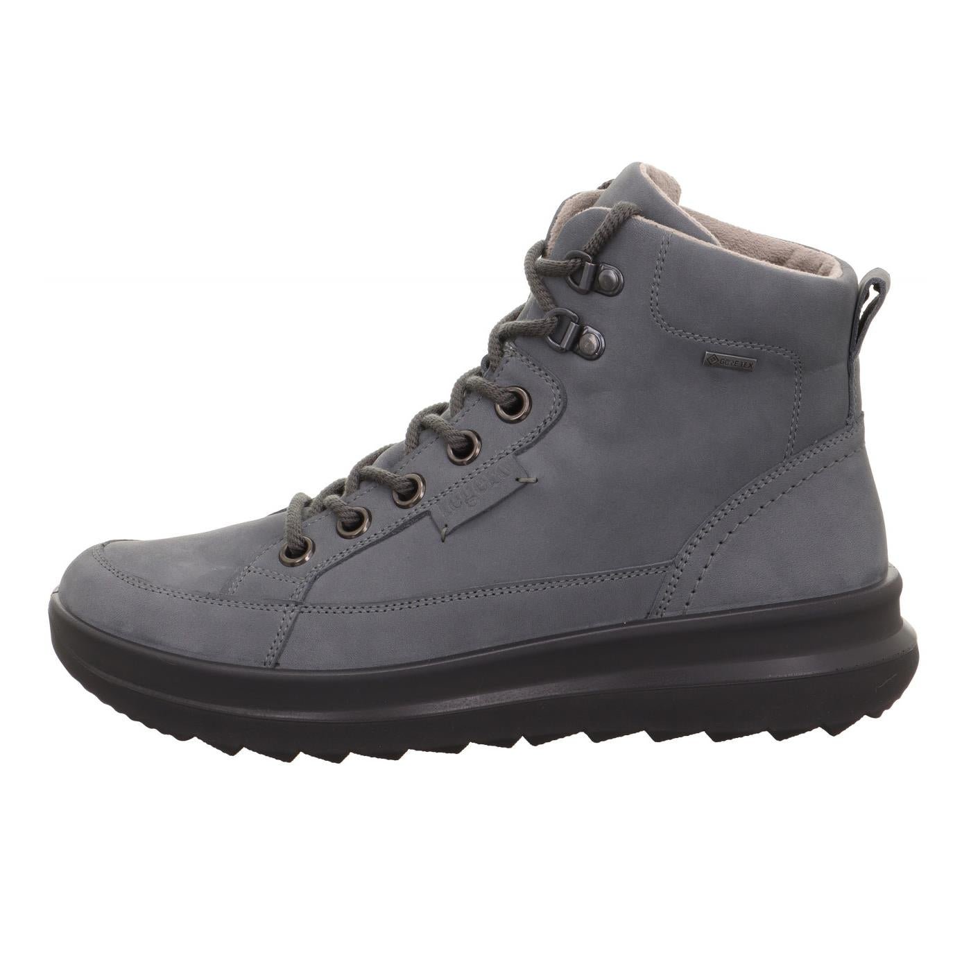 Legero Ladies Dreamer Castlerock Grey Gore Tex Nubuck Waterproof Ankle Boots