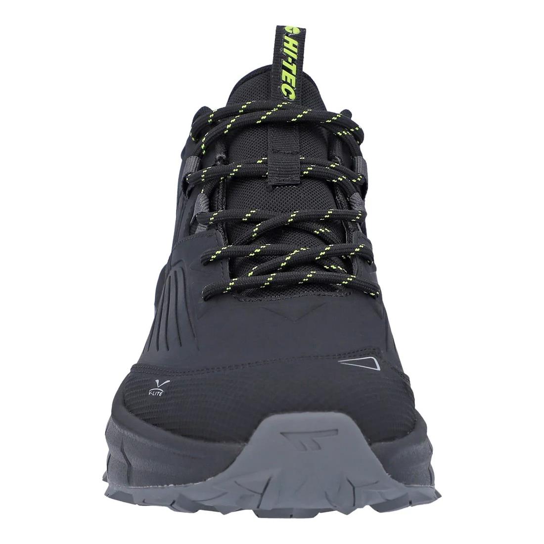 Hi-Tec Mens Fuse Trek Low Black/Sulphur Spring Hiking Shoes