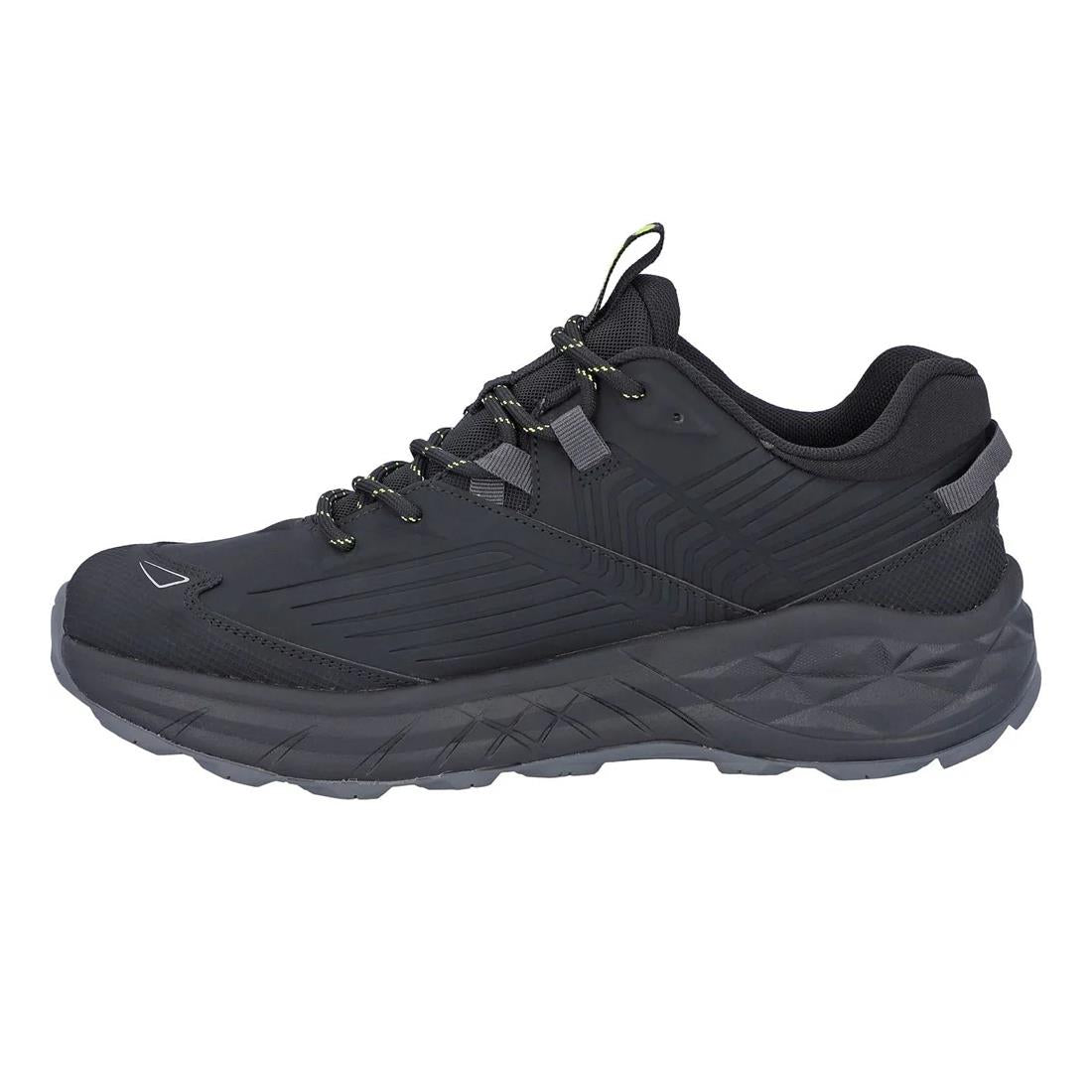Hi-Tec Mens Fuse Trek Low Black/Sulphur Spring Hiking Shoes