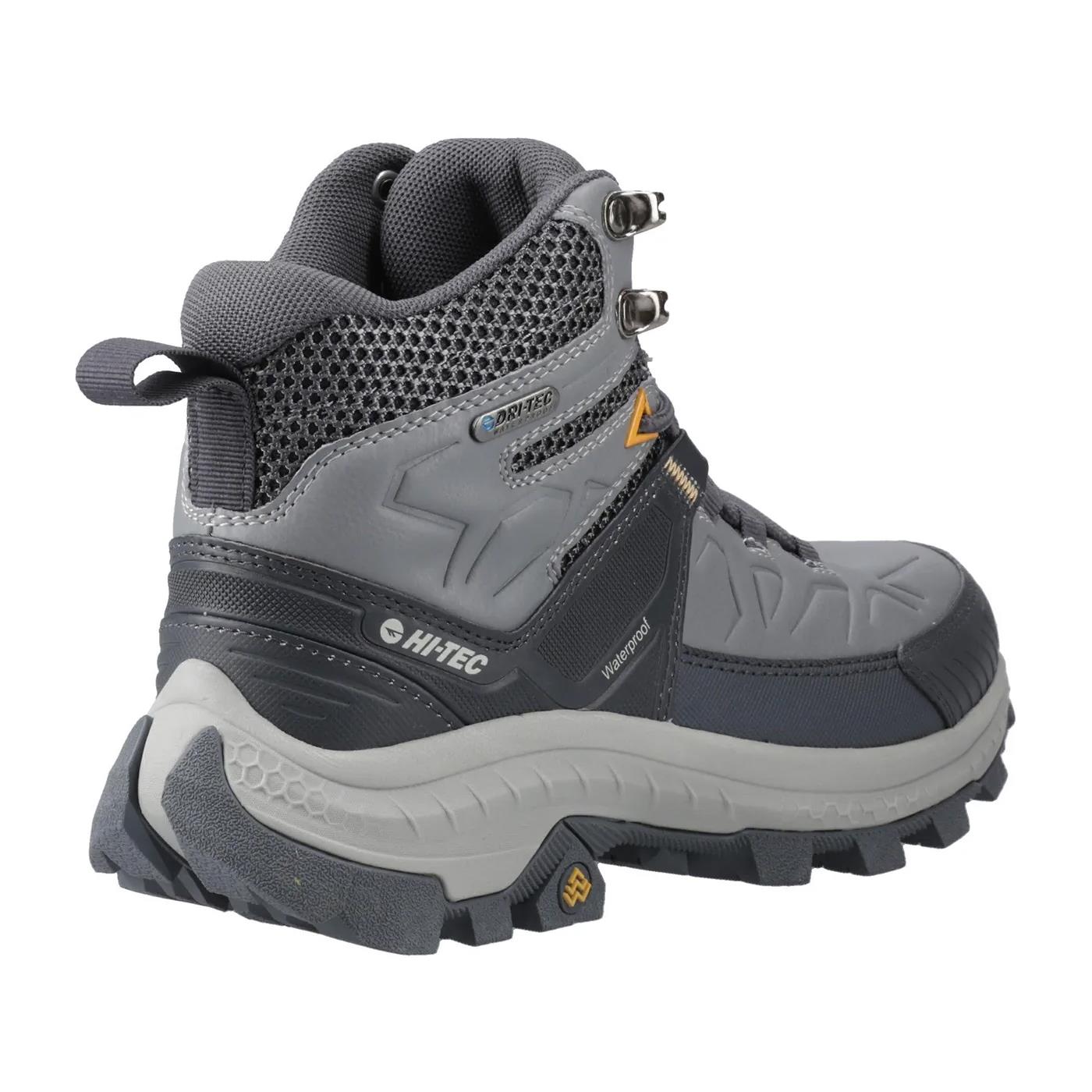 Hi-Tec Womens Rainer Hiker WP Grey Hiking Shoes