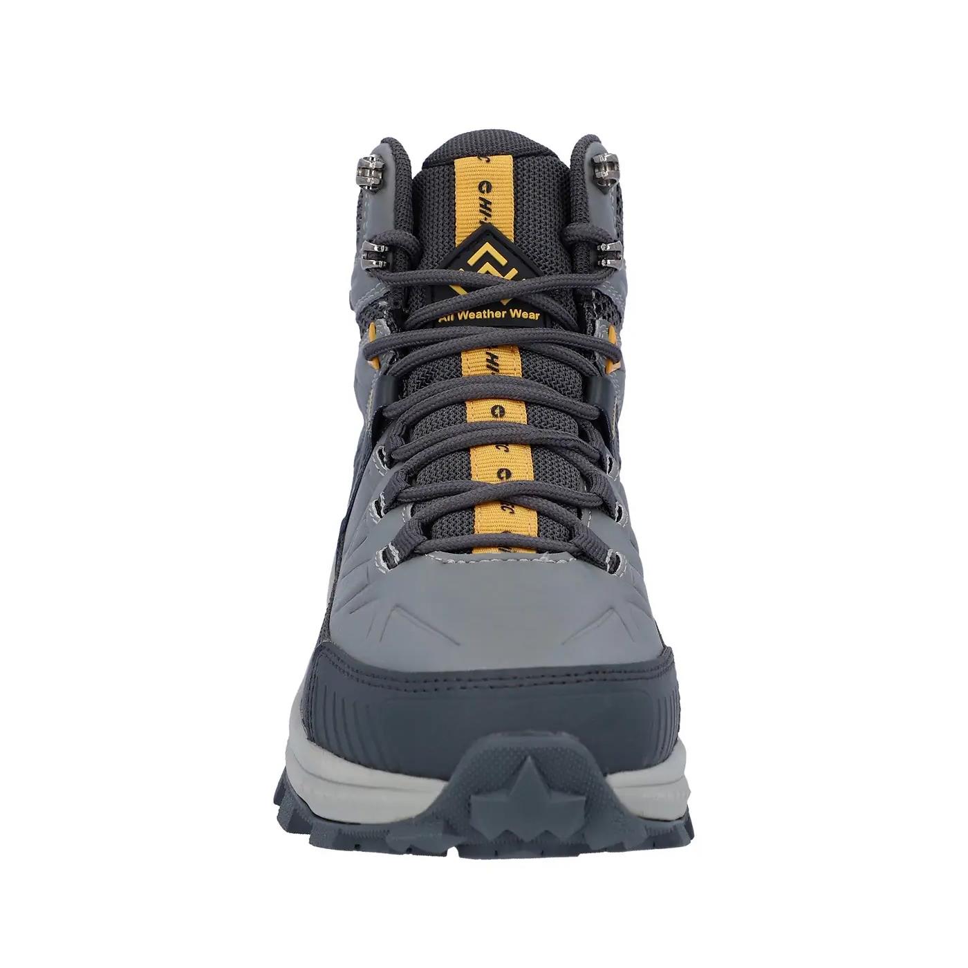 Hi-Tec Womens Rainer Hiker WP Grey Hiking Shoes