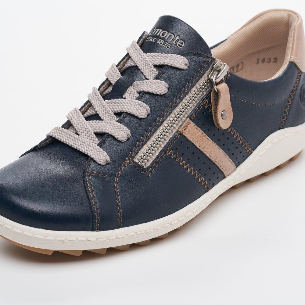 Remonte Womens R1432-14 Blue Ladies Shoes