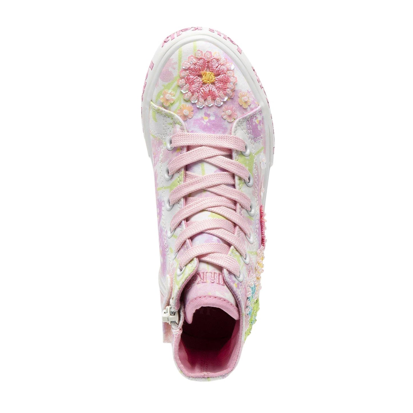 Lelli Kelly LK4910 Eloise Mid Bianco Canvas Baseball Boots