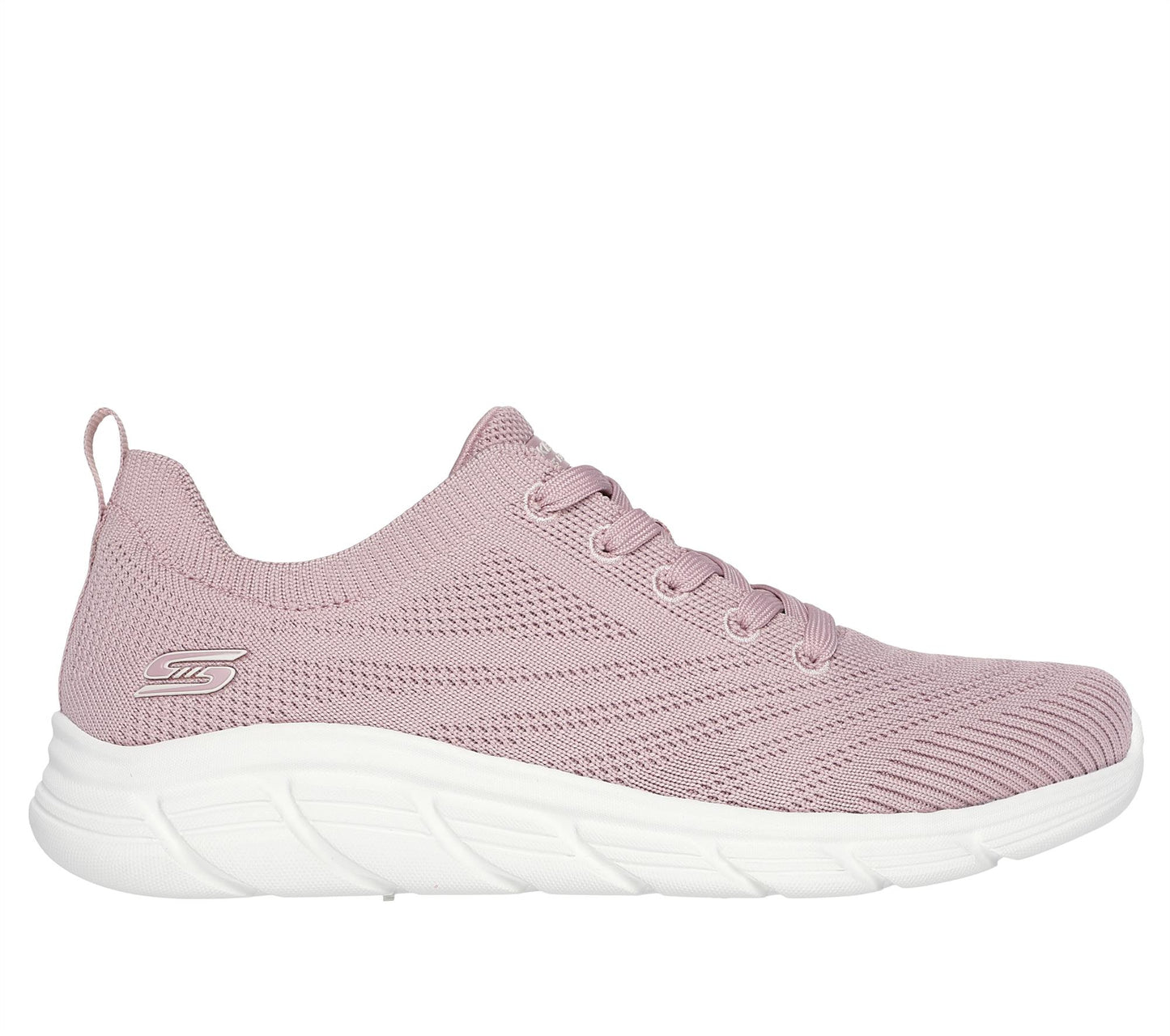 Skechers Vegan Bobs B Flex Lo Graceful Stride Memory Foam Trainers 117591/BLSH