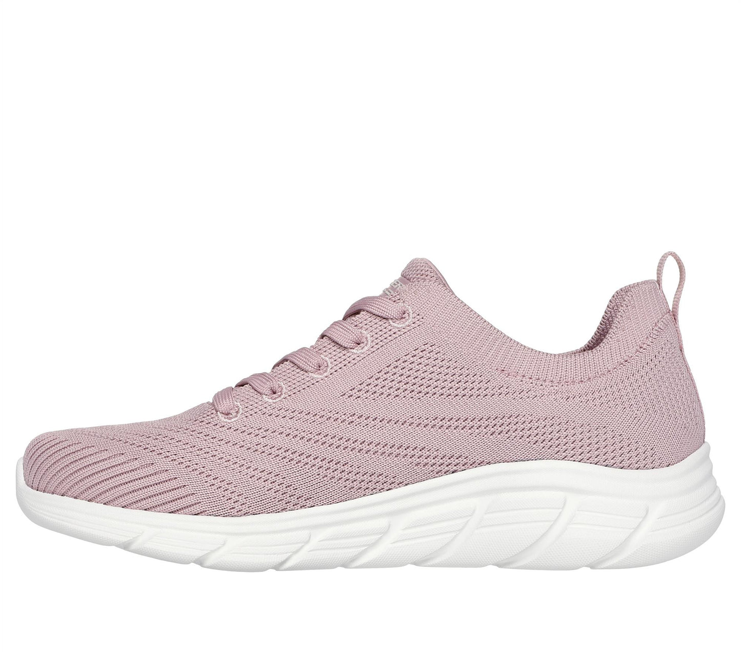 Skechers Vegan Bobs B Flex Lo Graceful Stride Memory Foam Trainers 117591/BLSH