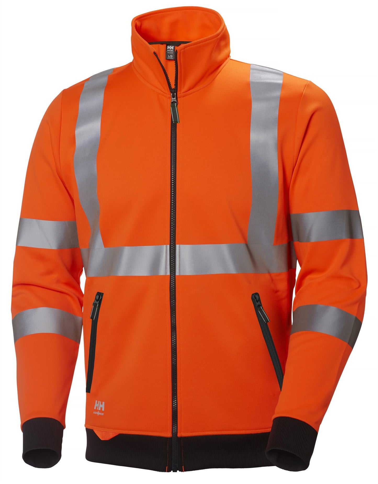 Helly Hansen Hi-Vis Orange Red Yellow 79112 Mens Addvis Zip Sweatshirt