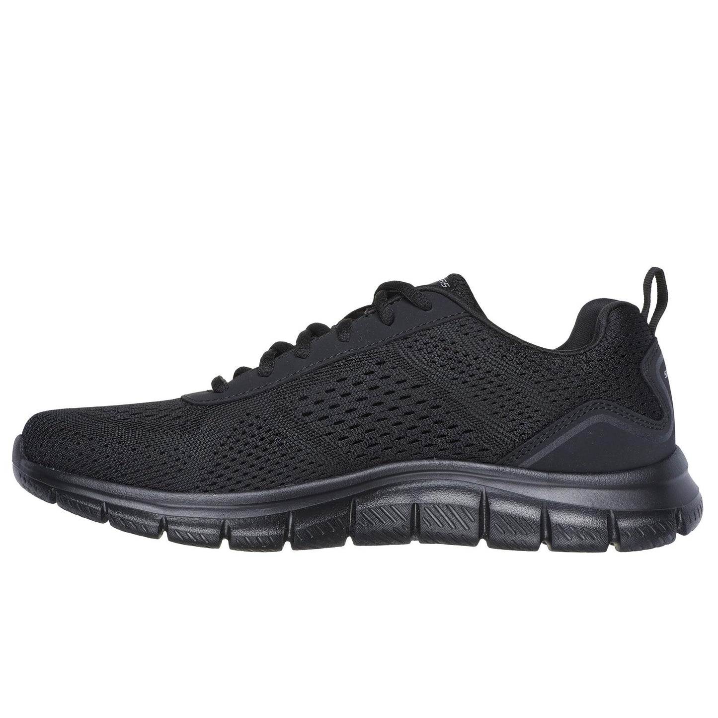 Skechers Mens Black Memory Foam Trainers Track Leshur 232758/BBK