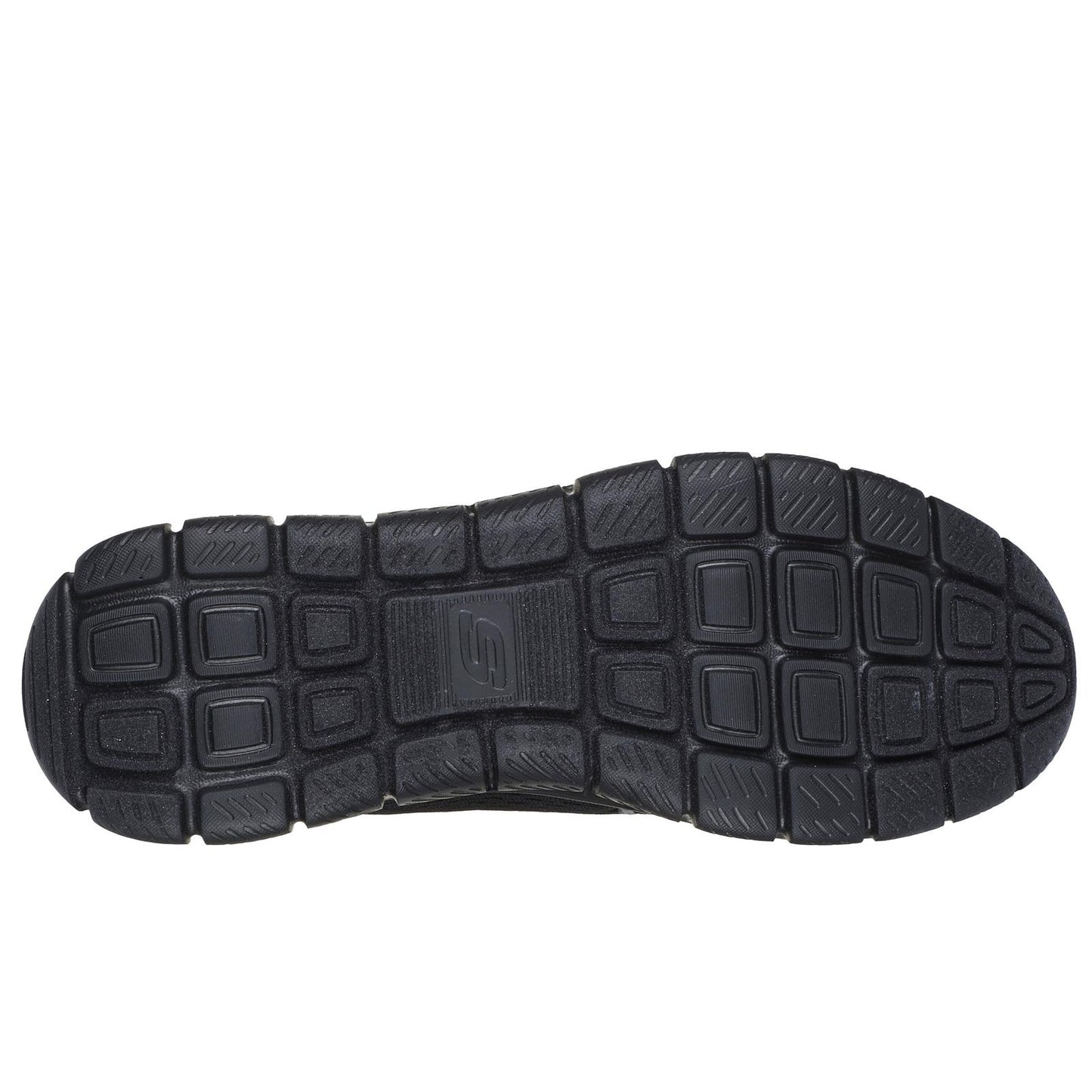 Skechers Mens Black Memory Foam Trainers Track Leshur 232758/BBK