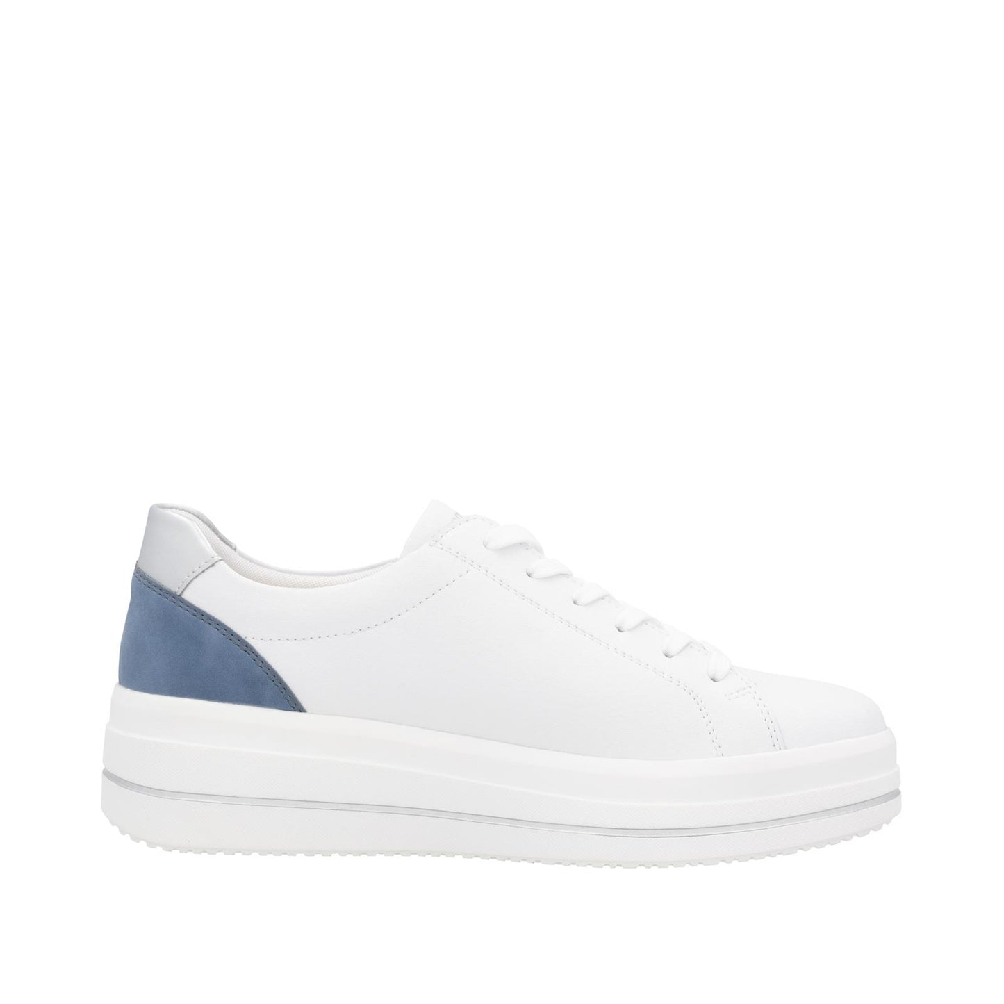 Remonte D1C01-84 White Lightweight Leather Trainers