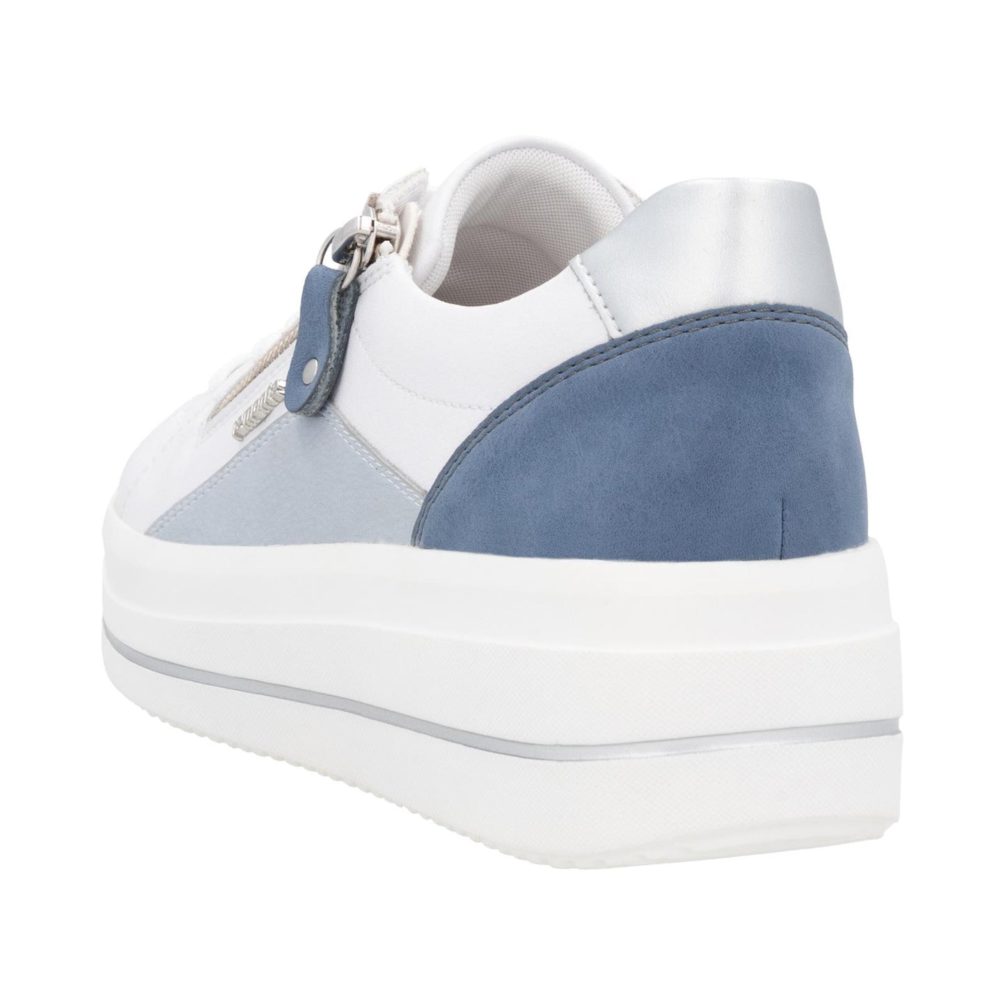 Remonte D1C01-84 White Lightweight Leather Trainers