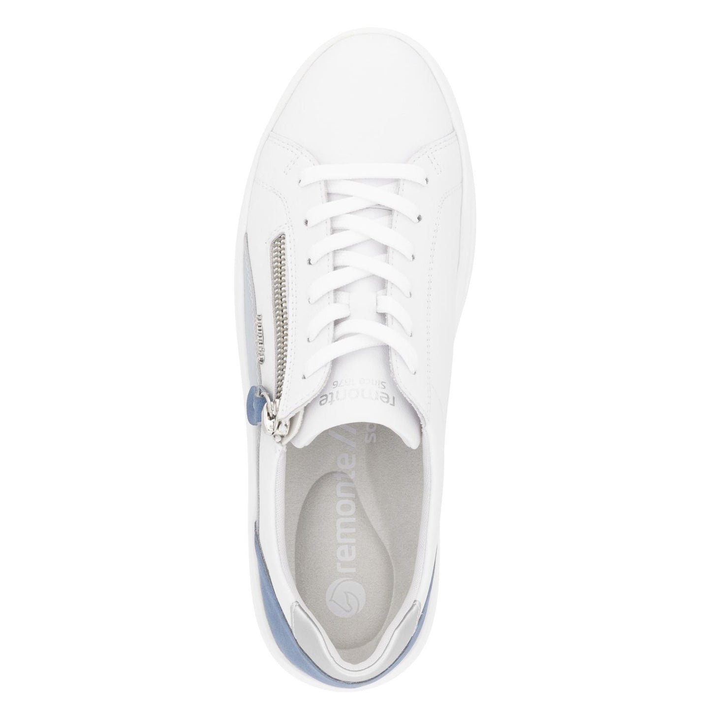 Remonte D1C01-84 White Lightweight Leather Trainers
