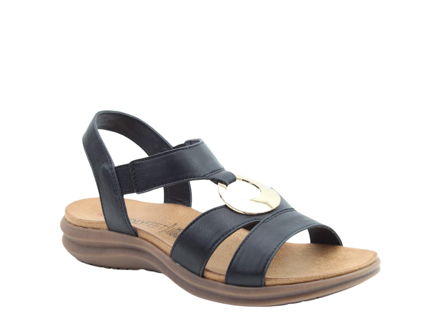 Heavenly Feet Womens Trace Vegan Lightweight Sandals
