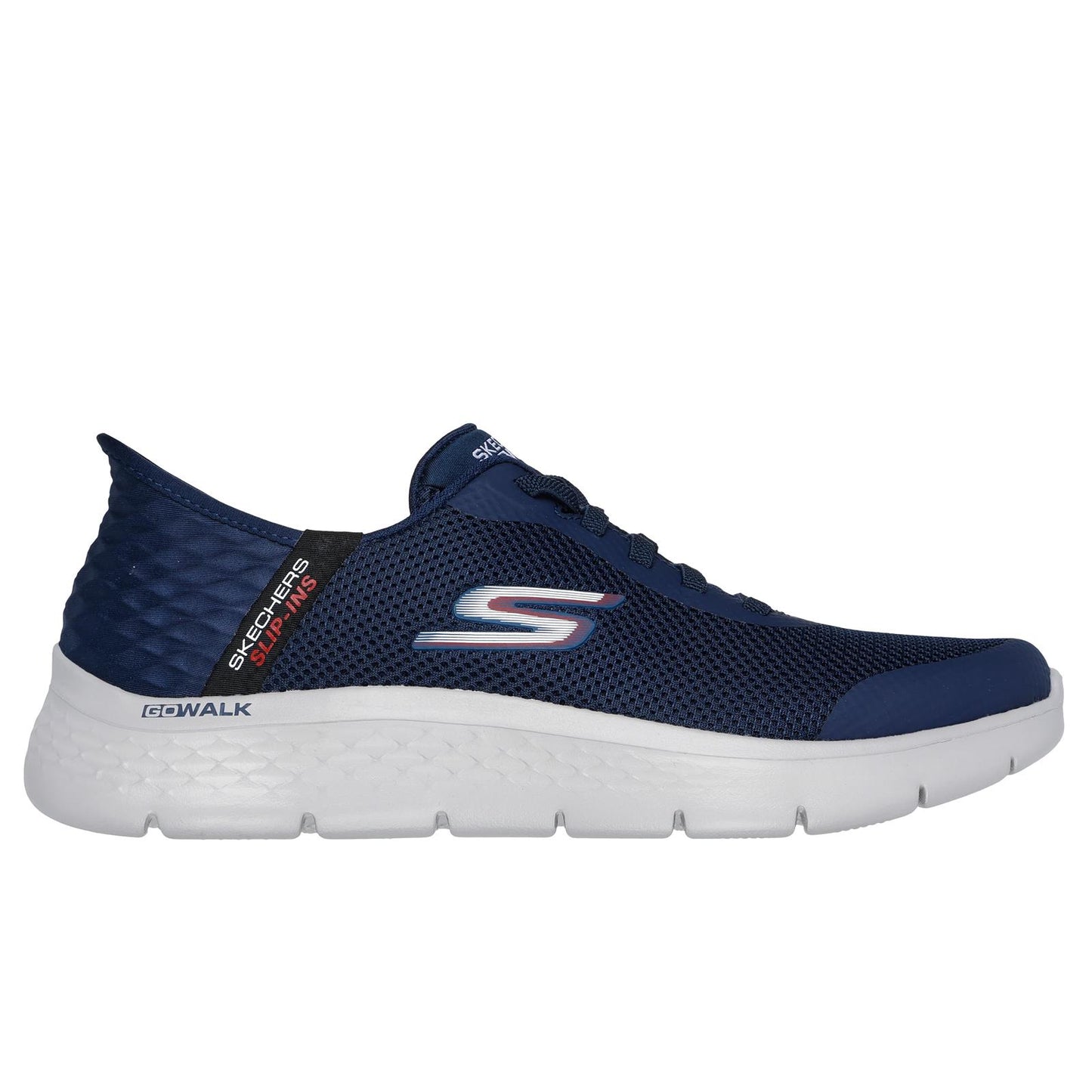 Skechers Mens Slip Ins Trainers Navy Blue Hands Up 216324/NVY