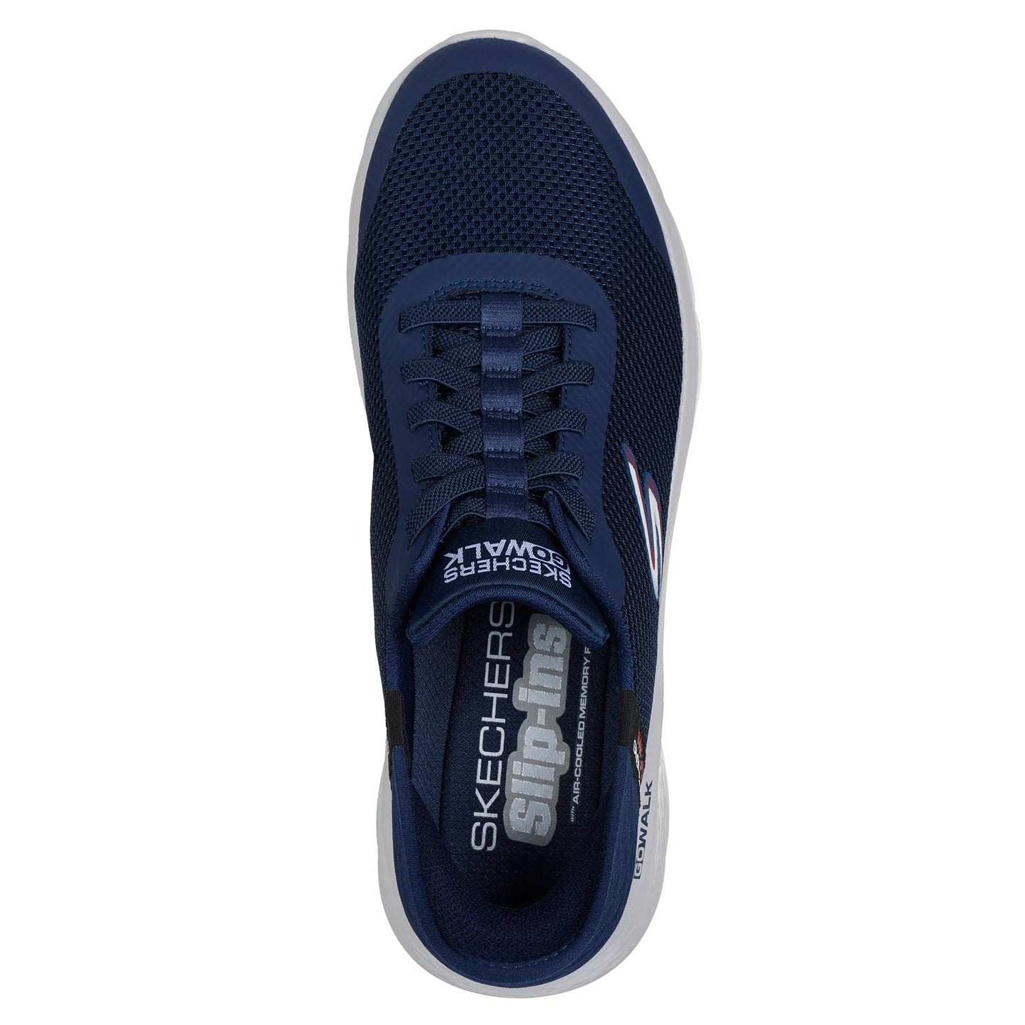 Skechers Mens Slip Ins Trainers Navy Blue Hands Up 216324/NVY