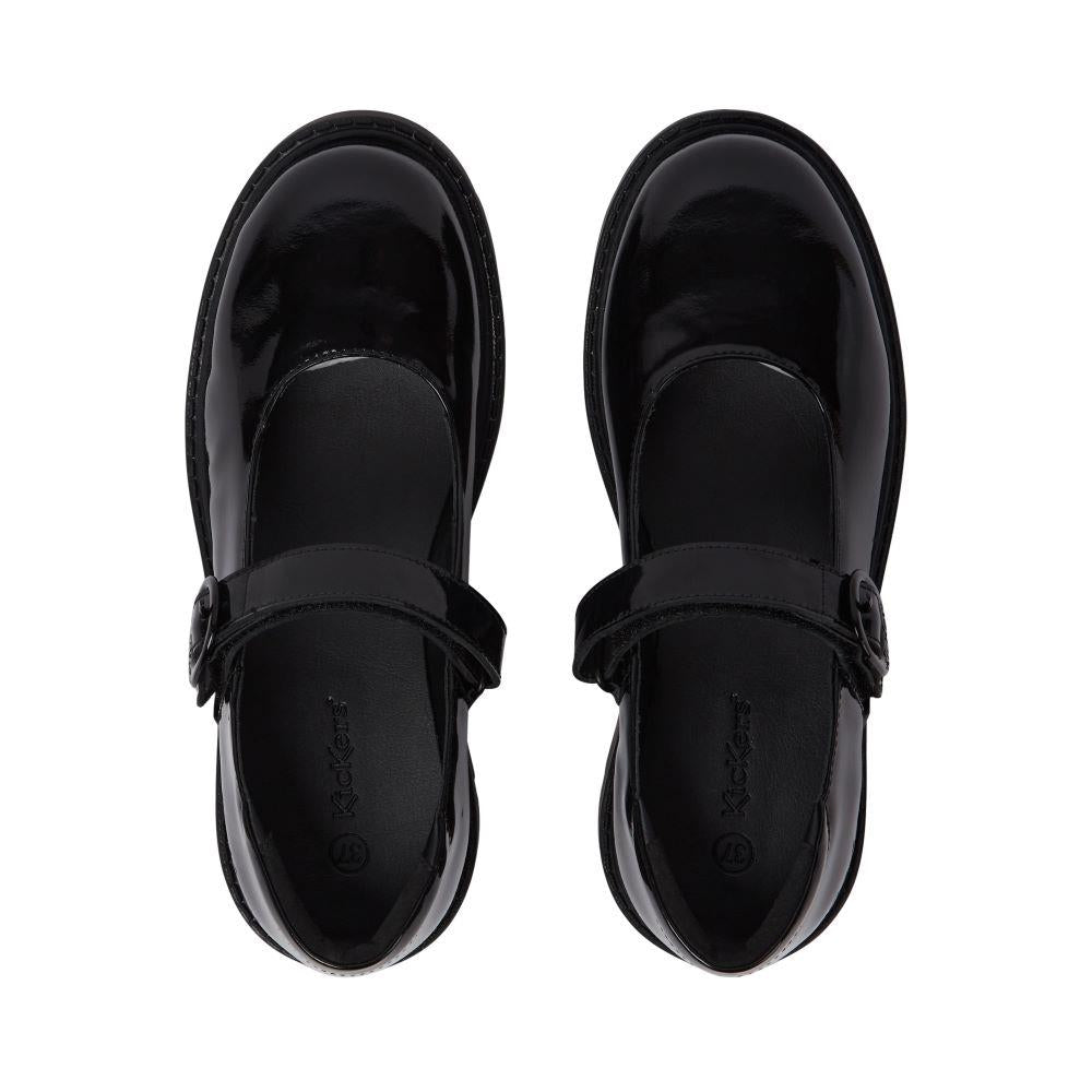 Girls Kickers Kori MJ Doll PATL JF Black Shoes 1-17795