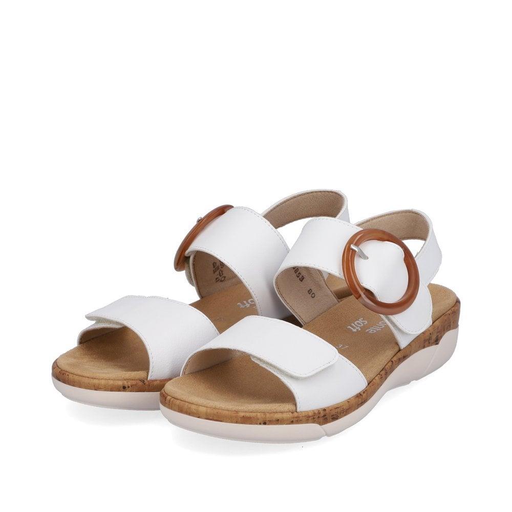 Remonte Ladies R6853 Leather Adjustable Sandals
