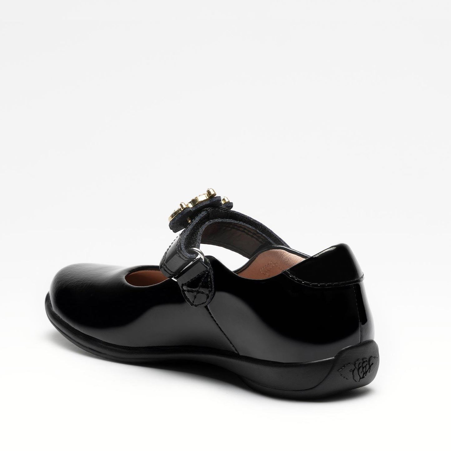 Lelli Kelly LK8472 NE03 Victoria 2 Black F Fit Patent School Shoes