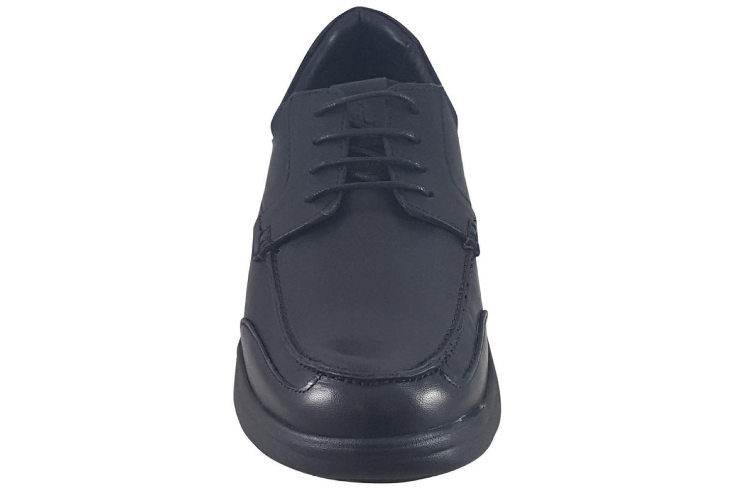 Mens Hush Puppies Hugh Black Leather Lace Up Shoes