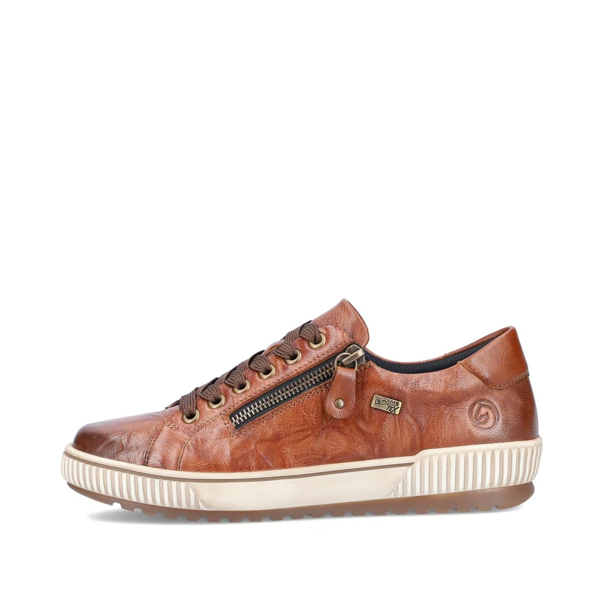 Remonte D0700-22 Brown Leather Water Resistant Casual Shoes