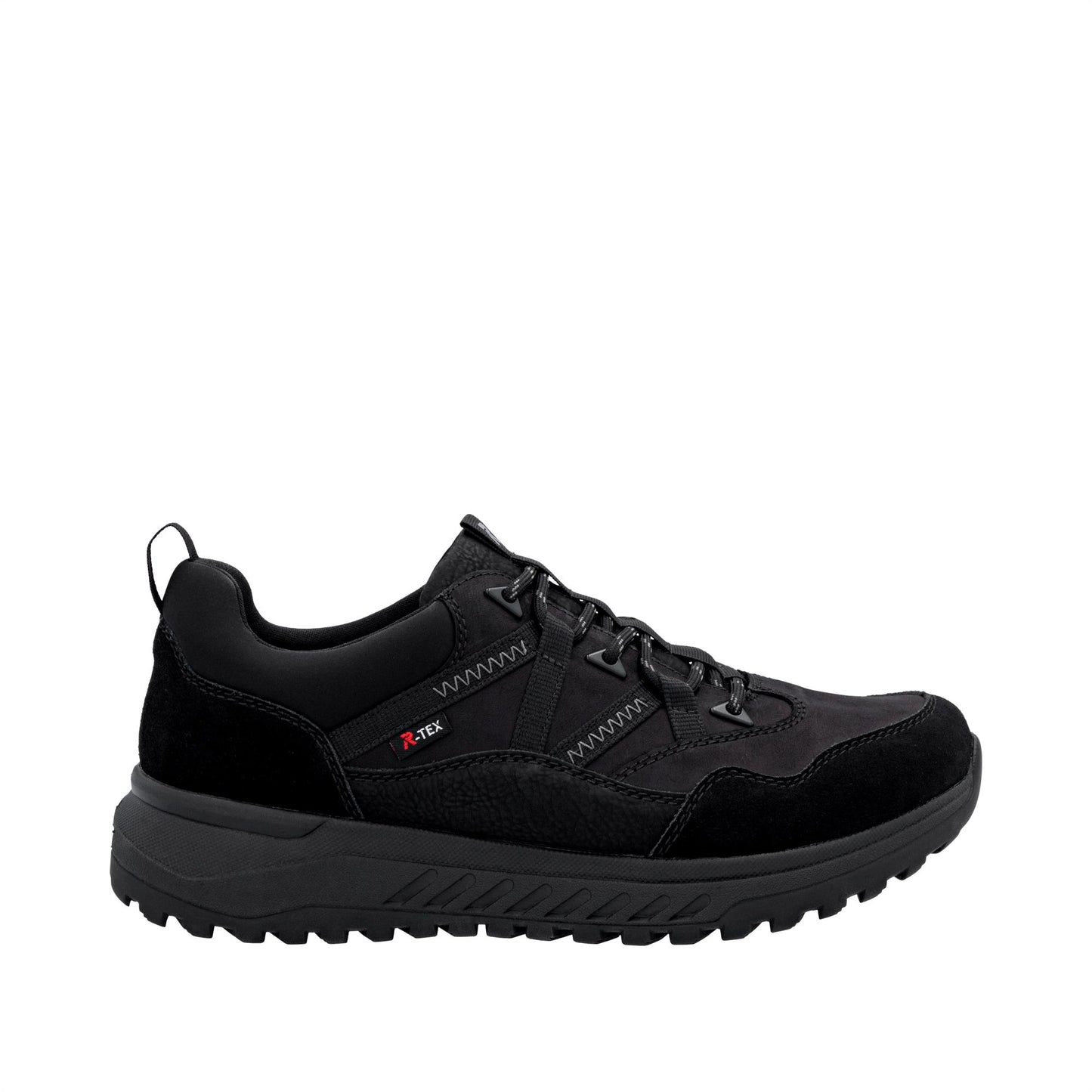 Rieker Mens U0104 Water Repellent Suede Trainer Shoes