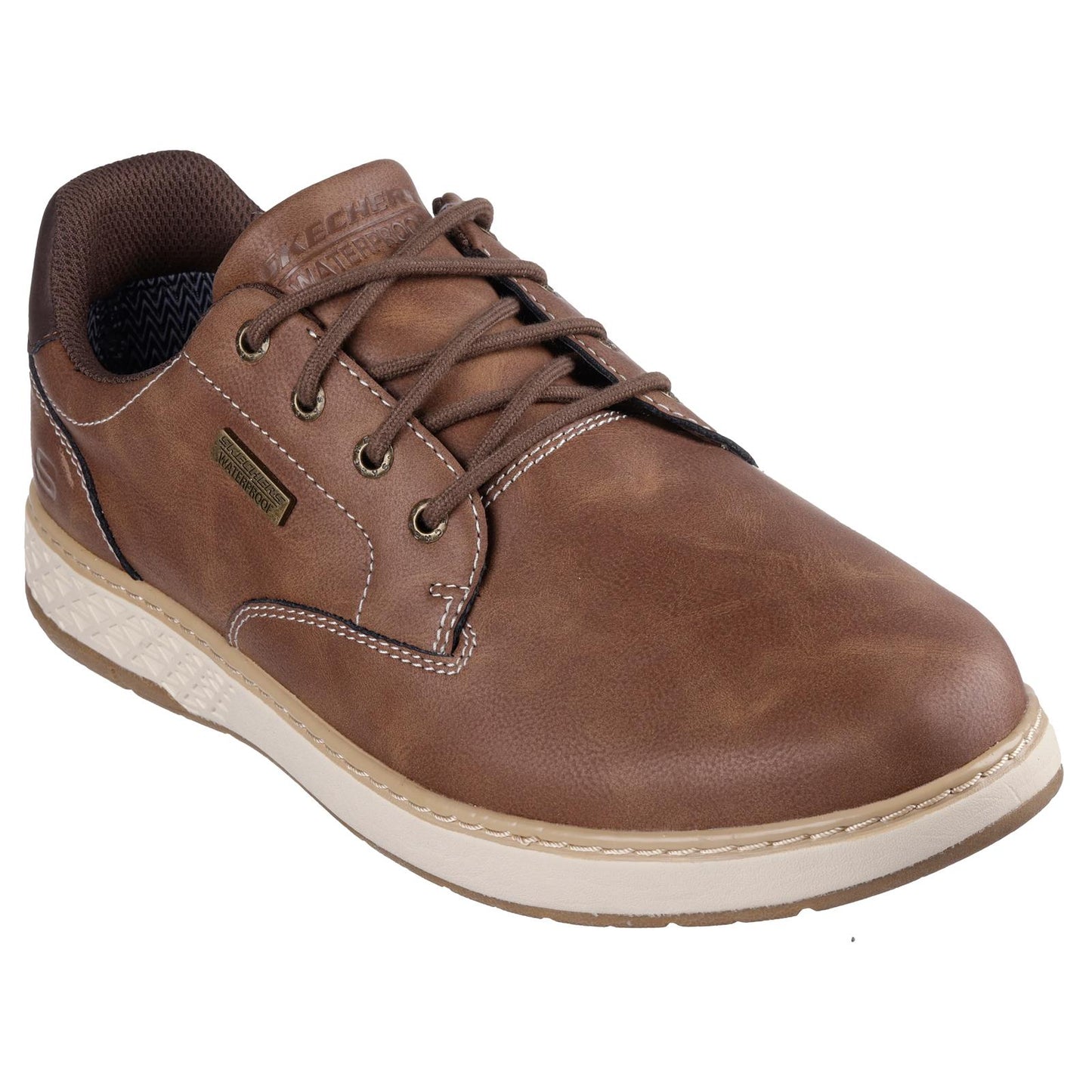 Skechers Garlan Pryor 205234 Mens Waterproof Shoes Brown