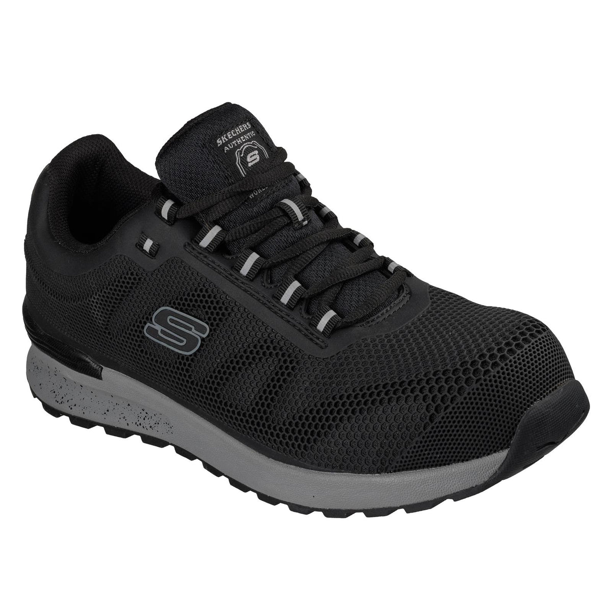 Skechers Mens Work: Bulklin - Bragoo - Black Shoes 200053EC