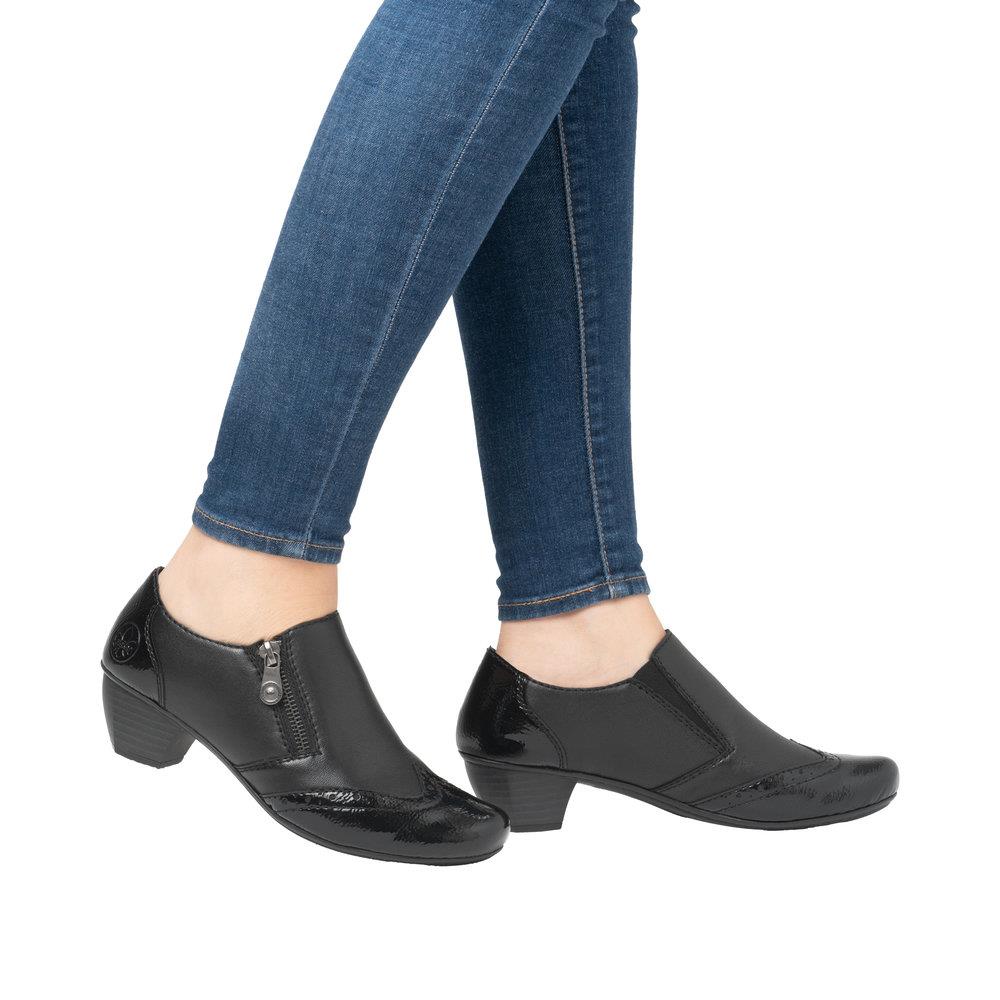 Rieker Womens Leather Classic Shoe 41757-00