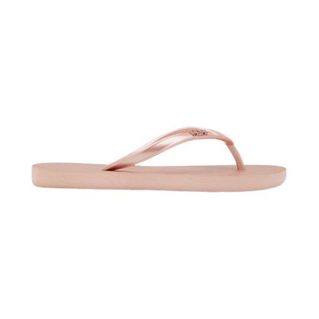 Roxy Girls Viva Vi Rose Gold Flip Flop Beach Toe Post Sandals