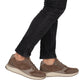 Rieker Mens Casual Trainers Shoes Blue Brown B0606