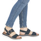 Remonte Women's Suede Leather Sandals D1J62