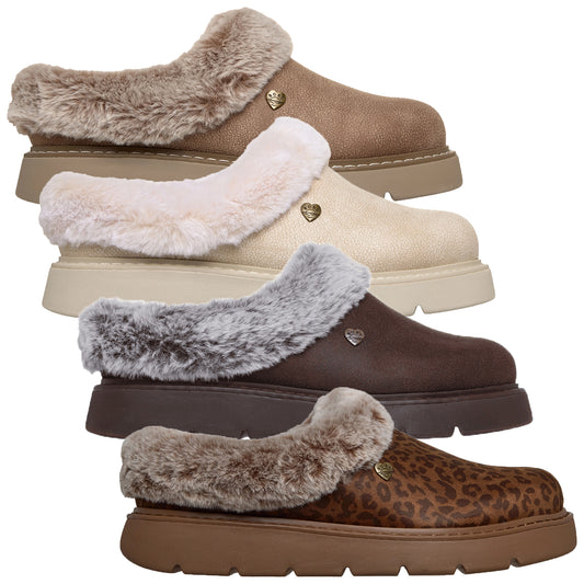 Skechers Bobs Womens Slippers Cozy Blend 114762