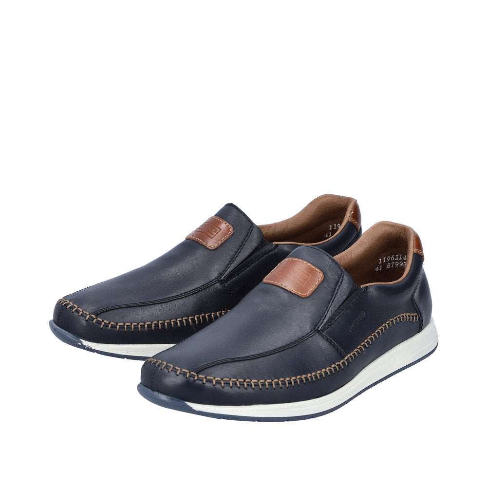 Rieker Elasticated Mens Slip On Shoes 11962