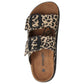Wrangler Ladies Ranch Safari Leopard Print Two Strap Adjustable Sandals WL21710A