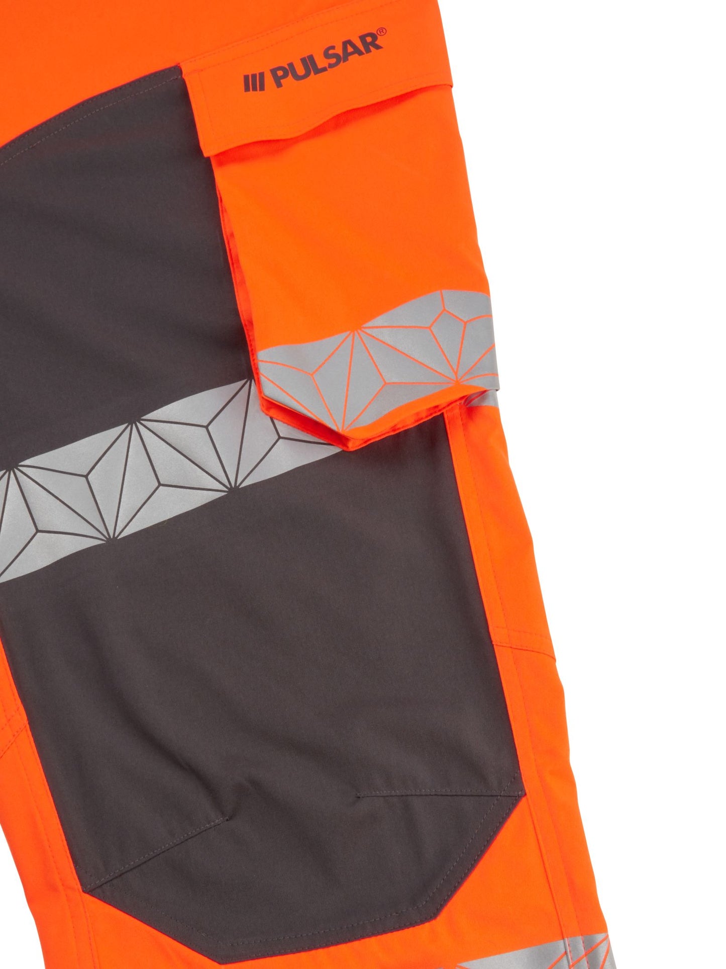 PULSAR® React Hi-Vis Unisex GRS Hybrid CL2 Work Pants