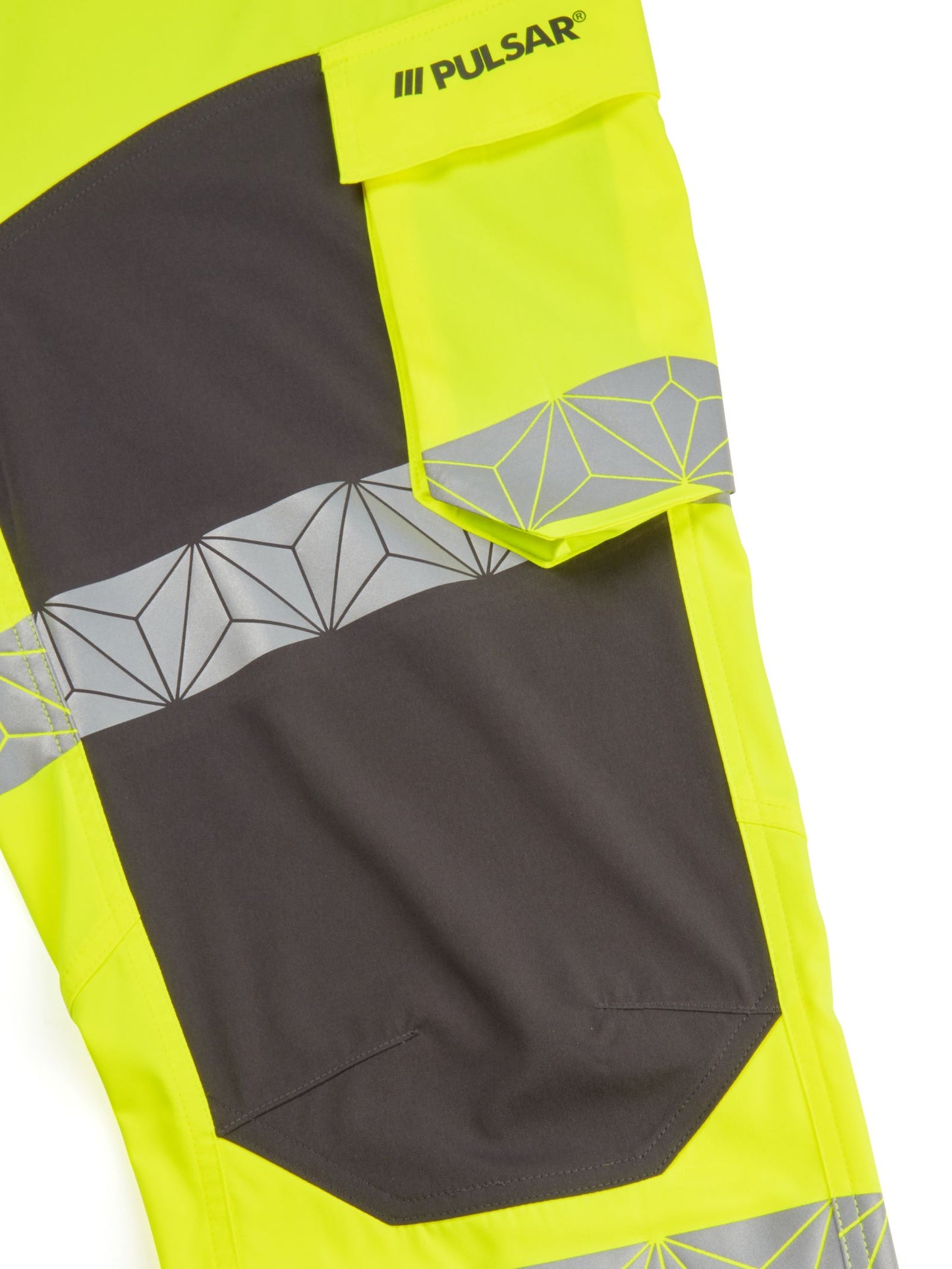 PULSAR® React Hi-Vis Unisex GRS Hybrid CL2 Work Pants