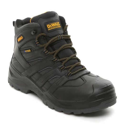 DeWalt Murray Black Waterproof Wide Fit Steel Toe Cap Safety Work Boots