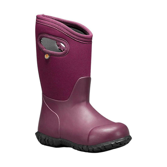 Boys Bogs York Solid Plum Insulated Warm Wellies Boot 72601 500