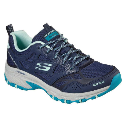 Skechers Hillcrest Pure Escapade Navy Turquoise Walking Trail Shoes 149821/NVTQ