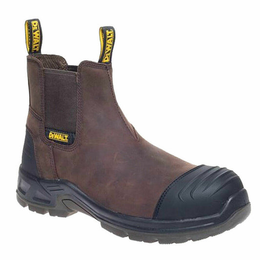 Mens Dewalt Grafton Brown Steel Toe Cap Safety Chelsea Boots DWF50234-112