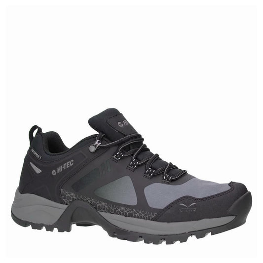 Hi-Tec Psych Low Black/Grey Waterproof Vegan Friendly Walking Shoes