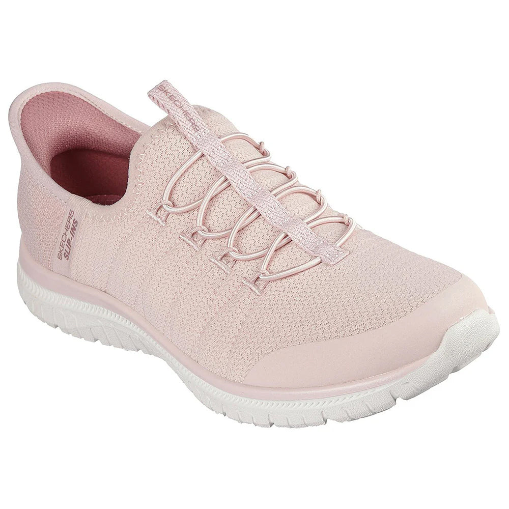 Skechers Slip Ins Virtue Glow Womens Trainers Rose 104426 ROS