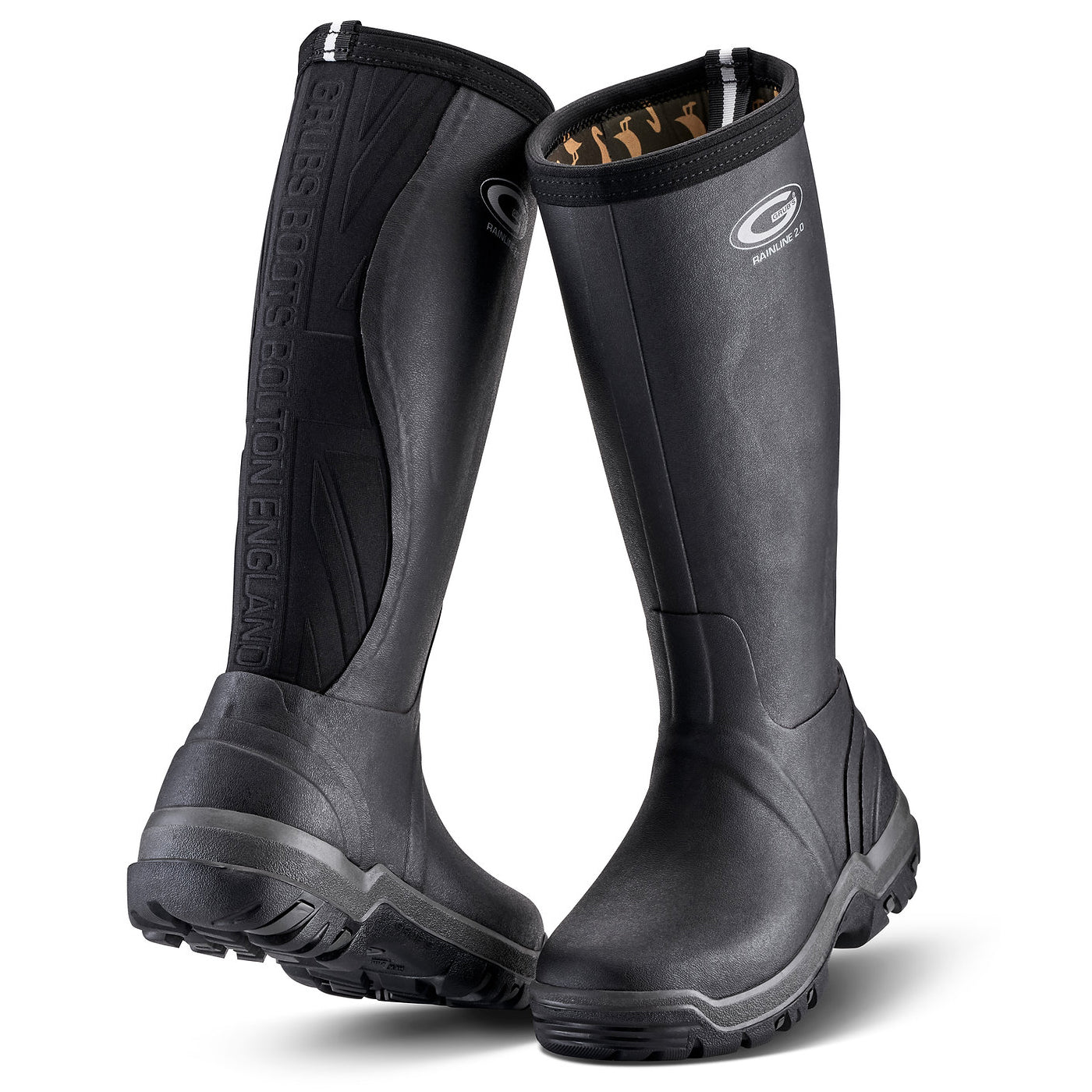 Grubs Womens Rainline 2.0 Rubber Wellies Boots