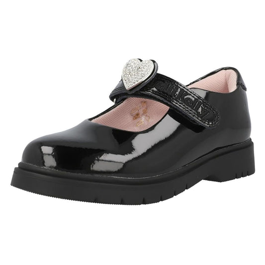Lelli Kelly LK8934 NE03 Zoey Black Patent School Shoes