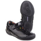 Girls Infants Hush Puppies Rina Black Patent Adjustable Strap Mary Jane School Shoes