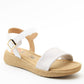 Heavenly Feet Womens Sara Comfort Vegan Sandals