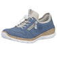 Womens Rieker Green Blue Elasticated Shoes N42G0